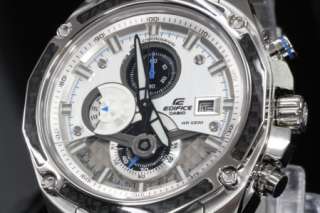 High Casio Watches Edifice Stopwatch White EFE 506D 7A  