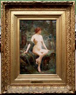 Fernand LeQuesne (French, 1856 1918) Diana im Wald  