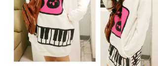   Printing Design Korean Women Ladies Hoodie Sweater Top 1031  