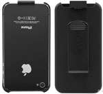 Iphone 4 Verizon New Black Vertical Leather Case Clip  