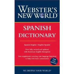  Websters New World Spanish Dictionary: Spanish/English 