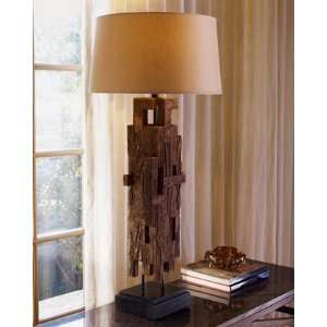   : JohnRichard Collection Reclaimed Wood Table Lamp: Home Improvement