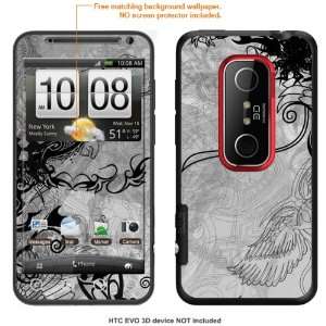   STICKER for HTC EVO 3D case cover evo3D 529: Cell Phones & Accessories
