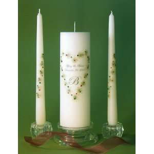   Crystal Christmas Unity Candles with Personalization: Home & Kitchen