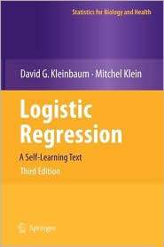 Logistic Regression A Self Learning Text, (1441917411), David G 