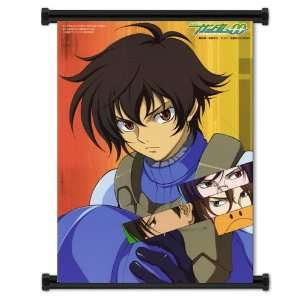  Mobile Suit Gundam 00 Group Anime Fabric Wall Scroll 