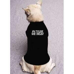 IN TYLER WE TRUST fight club movie limited film classic rare DOG SHIRT 
