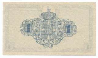DENMARK 1 Krone 1918 AU *P 12d *SCARCE BANKNOTE  