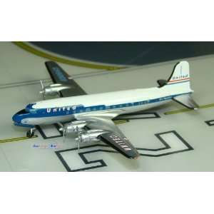 Aeroclassics United Airlines DC 4 DC Model Airplane 