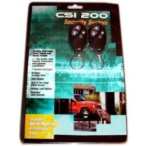  CSI 200 Car Security System with Do it yourself DVD 