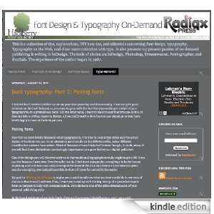  Font Design & Typography On Demand Kindle Store David 