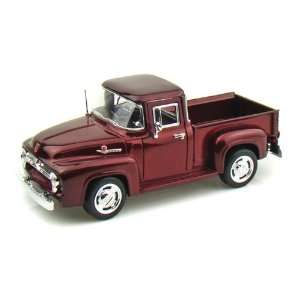  1956 Ford F 100 Truck 1/24   Metalic Red Toys & Games