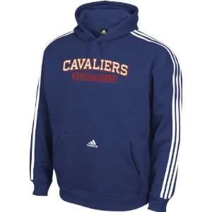  Cleveland Cavaliers adidas 3 Stripe Hooded Sweatshirt 