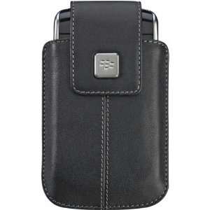  New Blackberry Black Leather Case Swivel Belt Clip For 