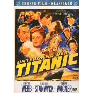 Titanic (1953) 27 x 40 Movie Poster German Style A:  Home 