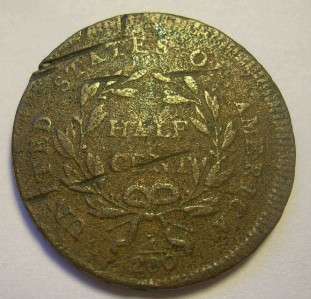 1795 Liberty Cap Half Cent Nice Detail   