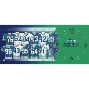  Seattle Seahawks 7X16 Clock   Memorabilia Sports 