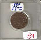 1882 Shield Nickel 5 Cents Coin Nice Birthday or Holida