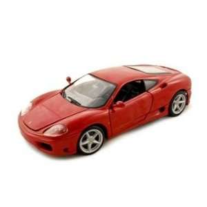  Ferrari 360 Modena Coupe Diecast Car Model Red 1:18: Toys 