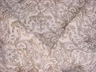 5y RARE SCHUMACHER RINCEAU URN N SCROLL TOILE UPHOLSTERY Fabric  