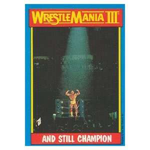 1987 WWF Topps Wrestling Stars Trading Card #56 : Hulk Hogan 
