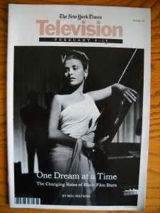 Lena Horne Local TV Guide NY Times The Black Experience  
