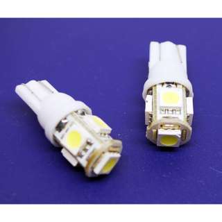PCS T10 5 LED SMD 194 168 W5W 5050 White Car Side Tail Light Bulb 