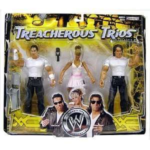  WWE Treacherous Trios 3 Pack Featuring Deuce, Domino, and 