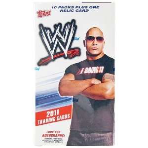  2011 Topps WWE Wrestling Blaster 10 Pack Box Sports 