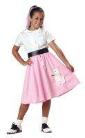 Brand New Child 50s Pink Poodle Skirt Costume 00361  