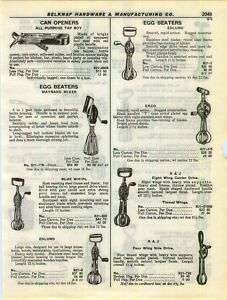 1955 Egg Beaters Maynard Mixer A&J Blue Whirl Flint ad  