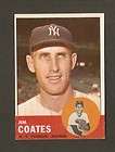 1959 TOPPS 525 JIM COATES YANKEES ROOKIE  