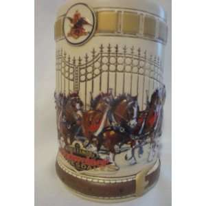 1996 Budweiser Clydesdales Hitch Stein No Box: Everything 