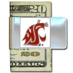  Washington State Cougars Large Money Clip: Sports 