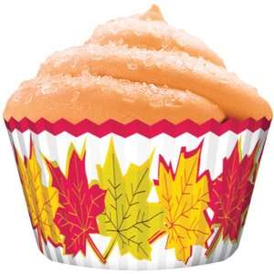   Standard Baking Cups 32/Pkg Autumn Leaves (BKCUP 8897): Home & Kitchen