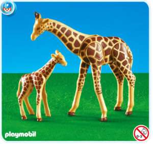 PLAYMOBIL 7364 GIRAFFE WITH BABY AFRICAN LIFE FIGURES  