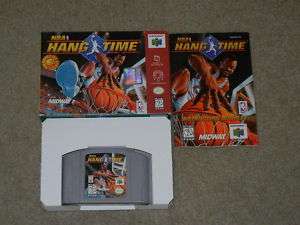 NBA HANG TIME *NEAR MINT* N64 Nintendo 64 Complete 031719199655 