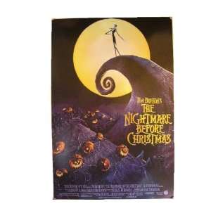   The Nightmare Before Christmas Poster Tim Burton Hill: Everything Else