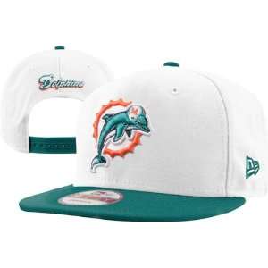   White/Green New Era 9FIFTY White Top Snapback Hat