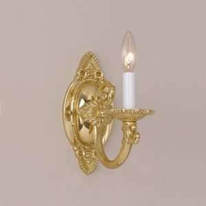    Wall Sconce   Polished Brass Finish   9111: Home Improvement