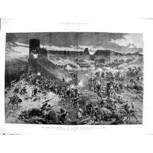  1880 AFGHAN WAR ATTACK BALA HISSAR CABUL CHAMBERLAIN