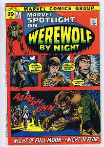 Marvel Spotlight #2 Marvel 1972 1st Werewolf by Night  