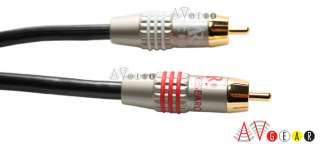 feet Acoustic Research 2 RCA to 2 RCA Stereo Cable 1  