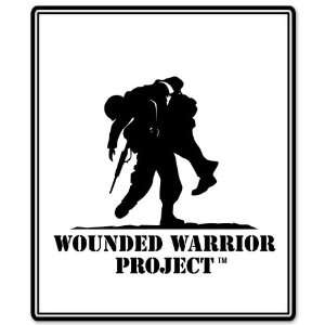  Wounded Warrior Project car bumper sticker 5 x 4 