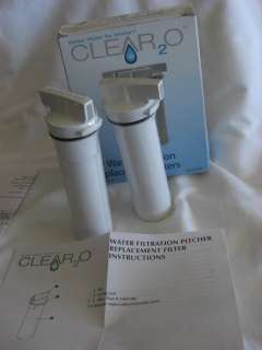Clear 2o Water Filtration Replacement 2 Filter CWF 1032  