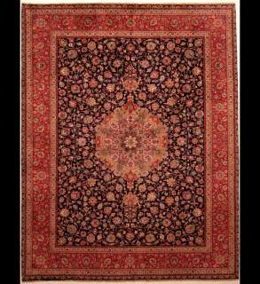 Area Rugs Handmade Carpet Persian Tabriz Wool 10 x 13  
