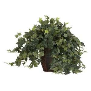   Nearly Natural Puff Ivy w/Decorative Vase Silk Plant: Home & Kitchen