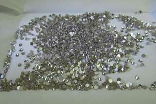 GENUINE SWAROVSKI 2028 / 2058 NOHOTFIX FLATBACK CLEAR CRYSTAL 001 FREE 