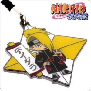  NARUTO Metal Ninja Star Netsuke Cell Phone Charm (Deidara 
