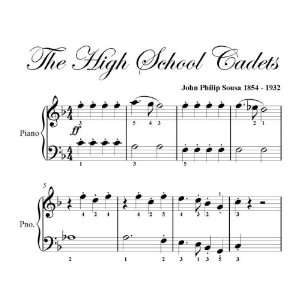   Cadets Sousa Big Note Piano Sheet Music John Philip Sousa Books